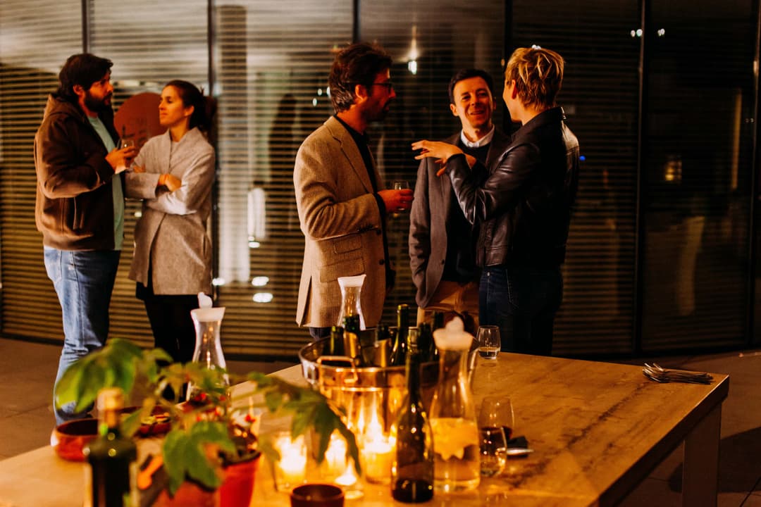 party chatting